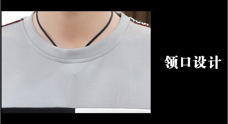 new men t shirt casual long sleeve