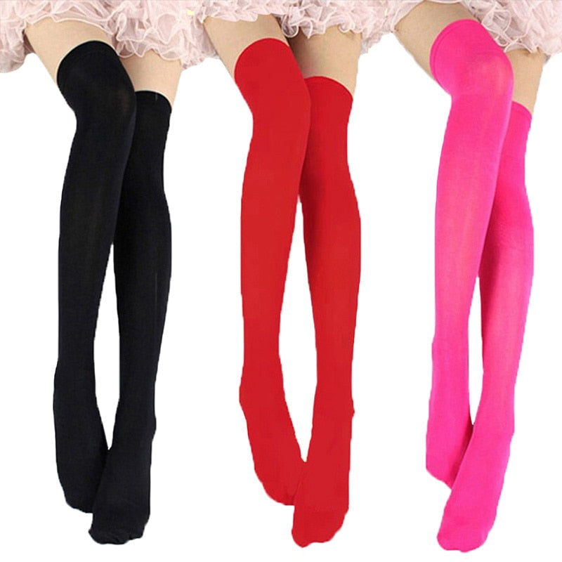 Women Sexy Warm Thigh High Long Socks