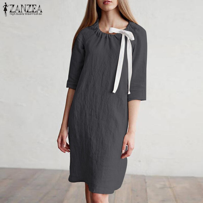 Summer Cotton Linen Dress