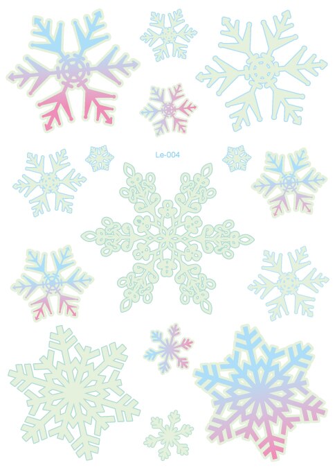 New Year Temporary Luminous Christmas Tattoo