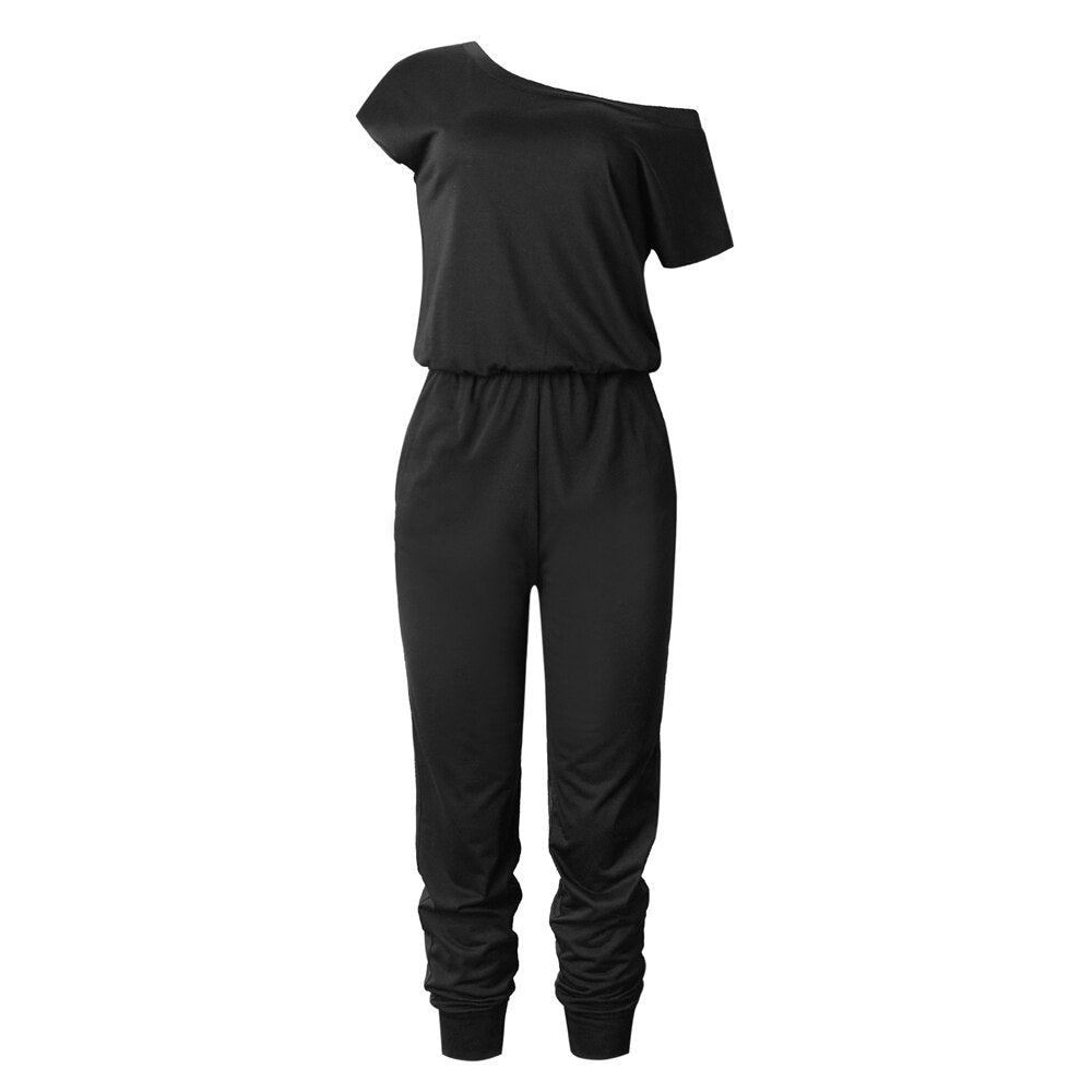 Summer Women Elegant Short Jumpsuit