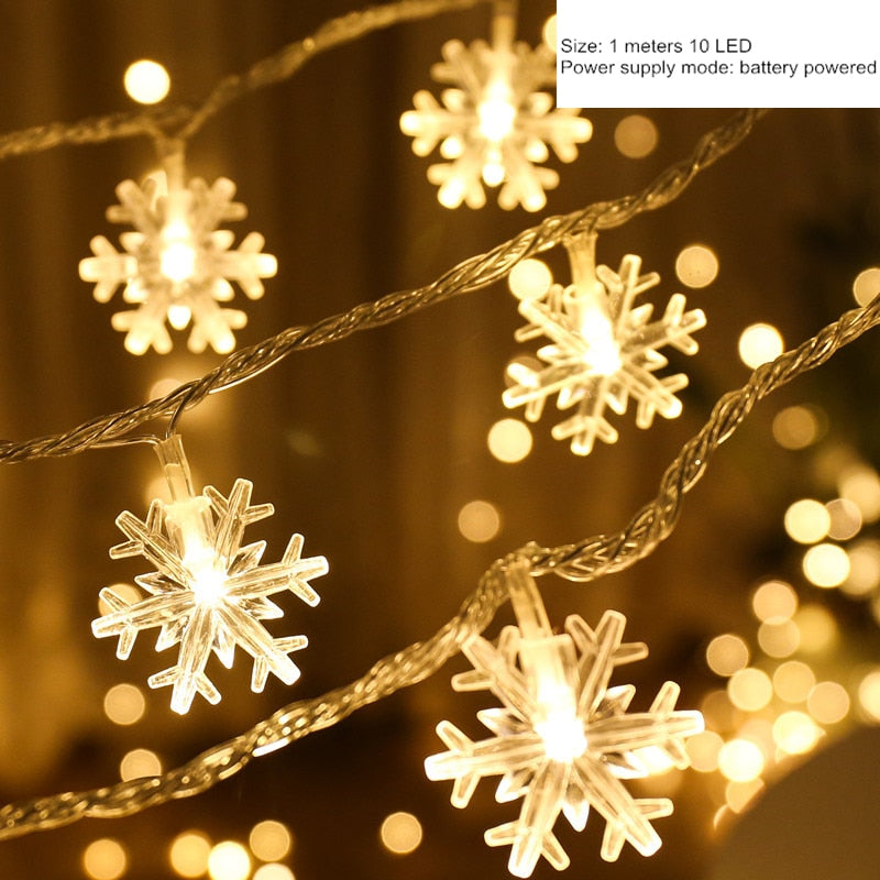 New Year star String LED Light Garland