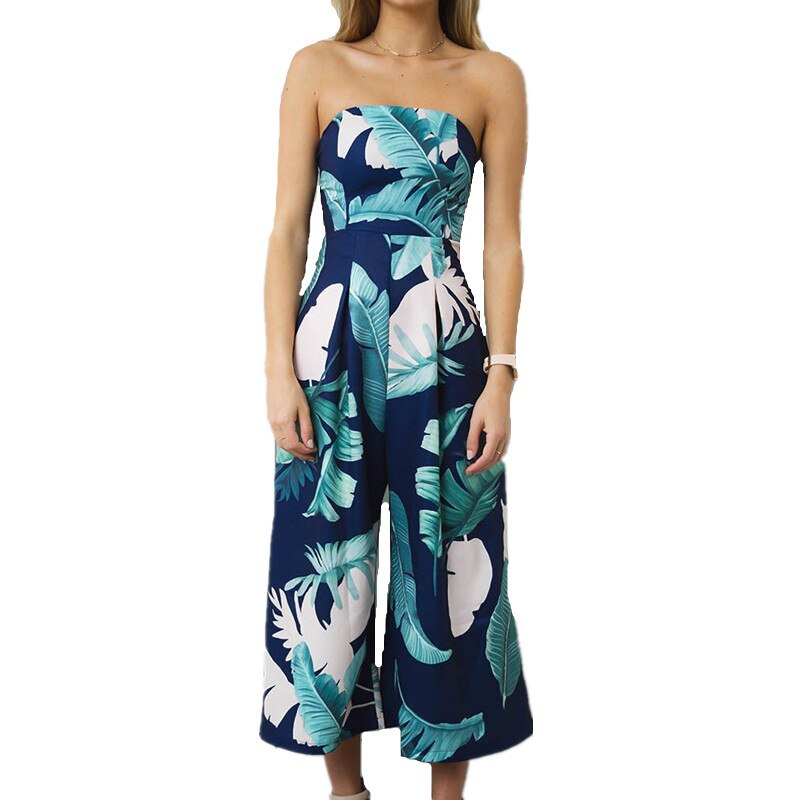 Women Fashion Off Shoulder Jumpsuit