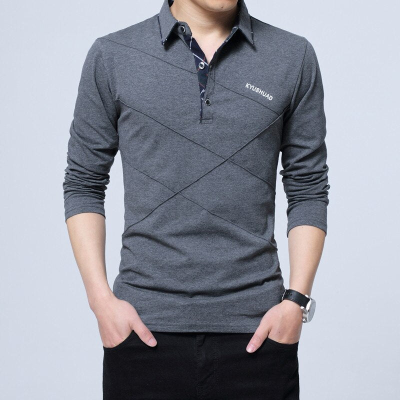 Winter Men's Long Sleeve Casual Shirts