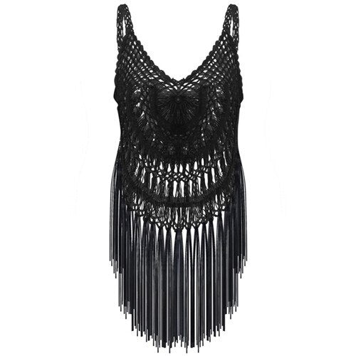 Women Swimsuit Tassels Dress