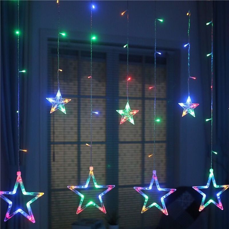 New Year star String LED Light Garland