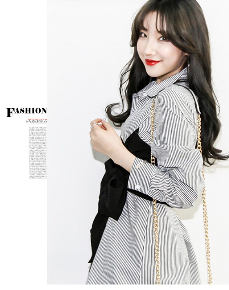 Summer Korean Fashion Tie Shirt