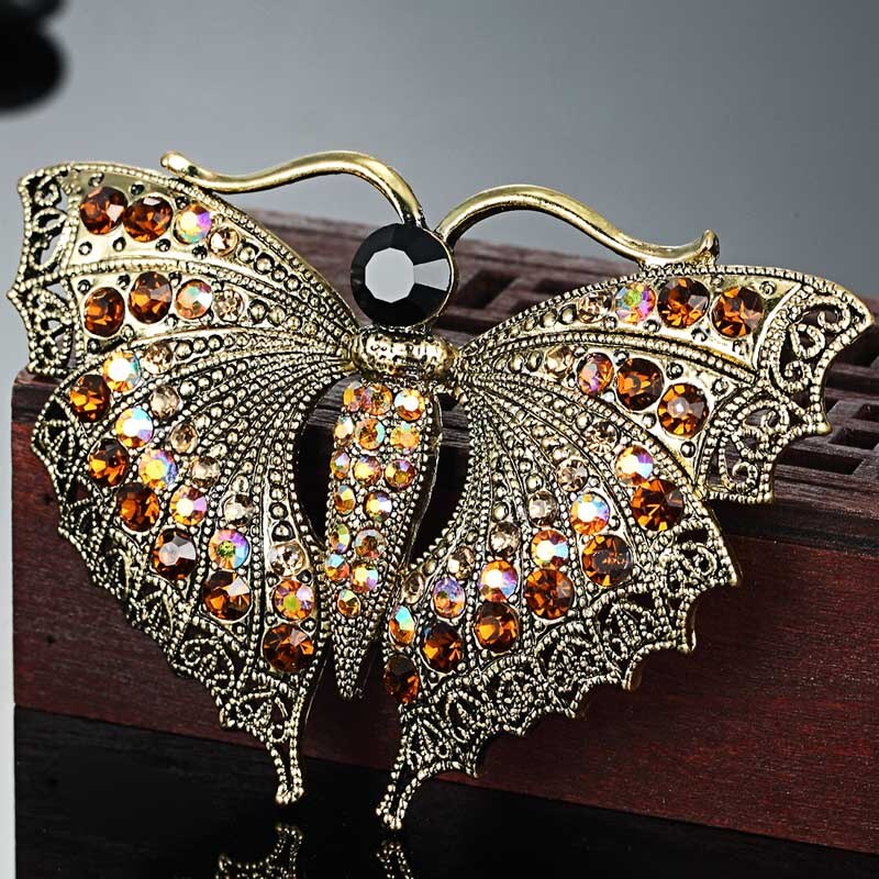 Women Vintage Butterfly Brooch Accessories