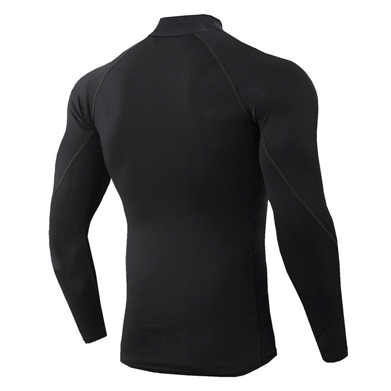 Thermal underwear for men high collar