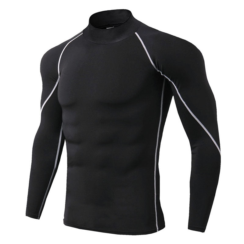 Thermal underwear for men high collar