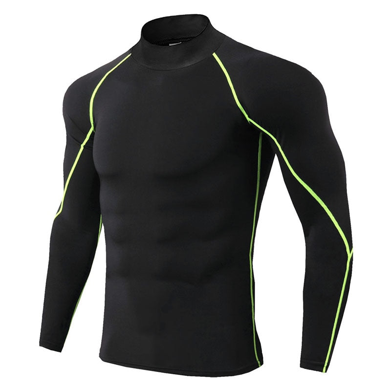 Thermal underwear for men high collar