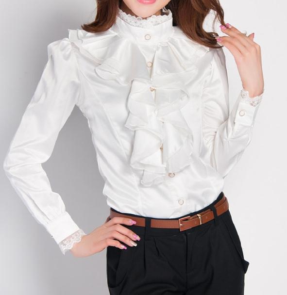 Women High Quality Lace  Blouse