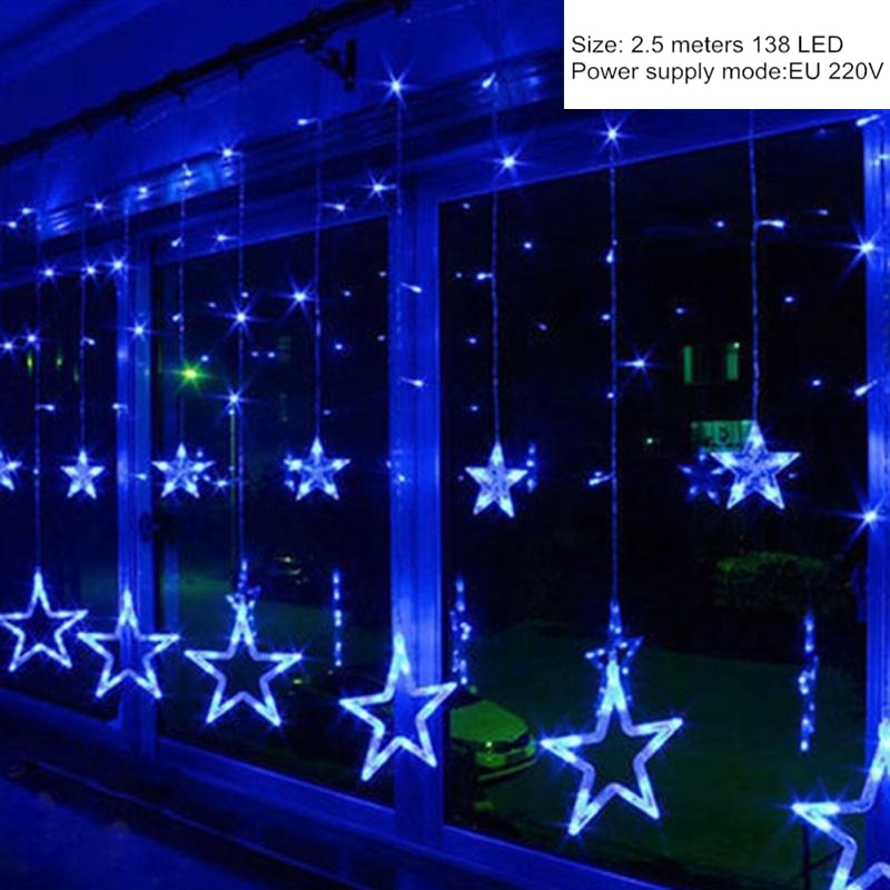 New Year star String LED Light Garland