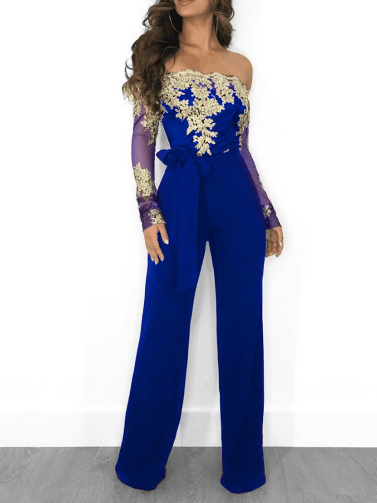 Women Fashion Elegant Black Jumpsuit