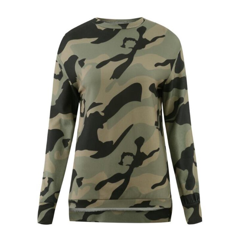 Sexy Round Neck Print Long Ssleeve Summer Top