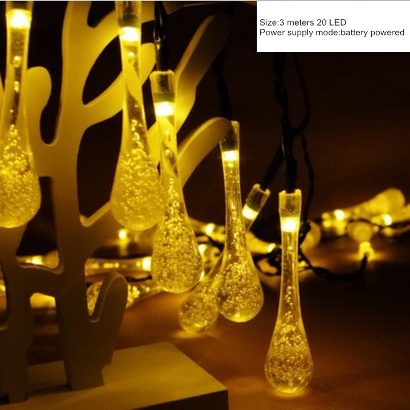 New Year star String LED Light Garland
