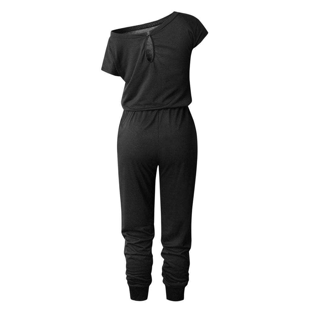 Summer Women Elegant Short Jumpsuit