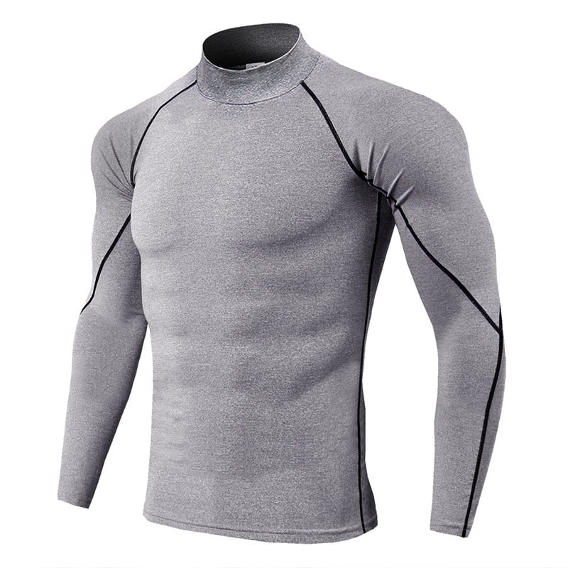 Thermal underwear for men high collar