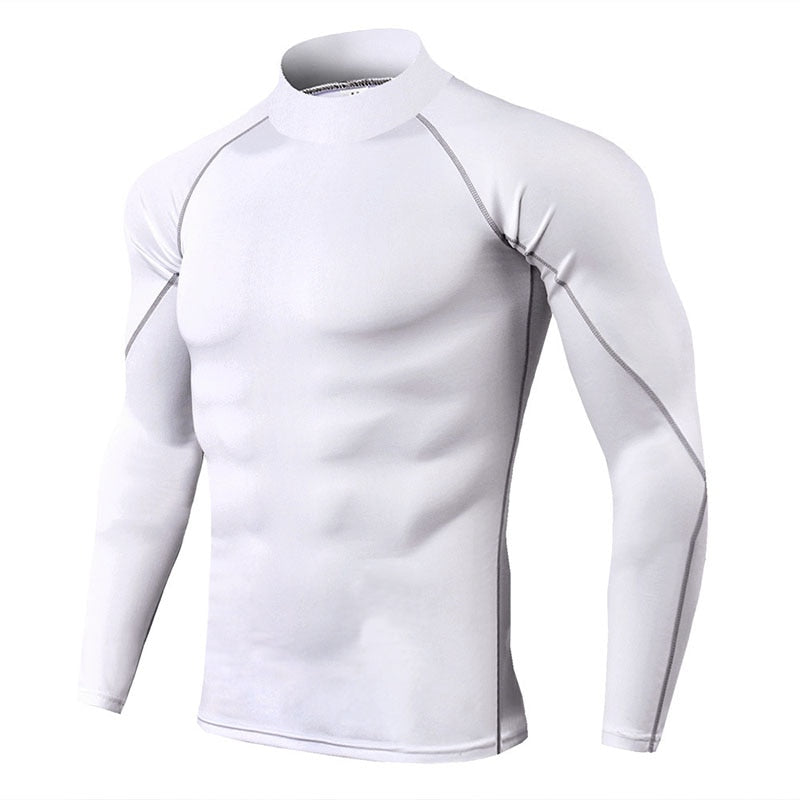 Thermal underwear for men high collar