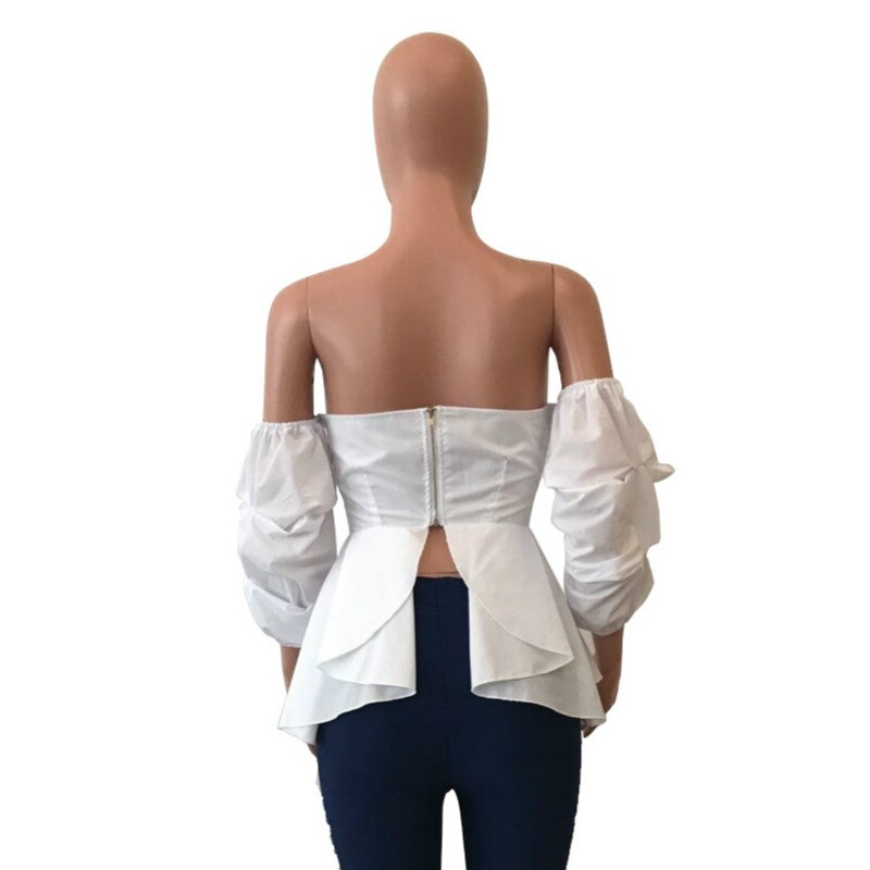 Women  Blouse Ruffles Summer Top