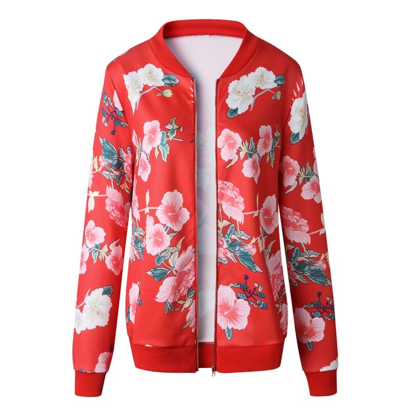Women Autumn Flower Jackets