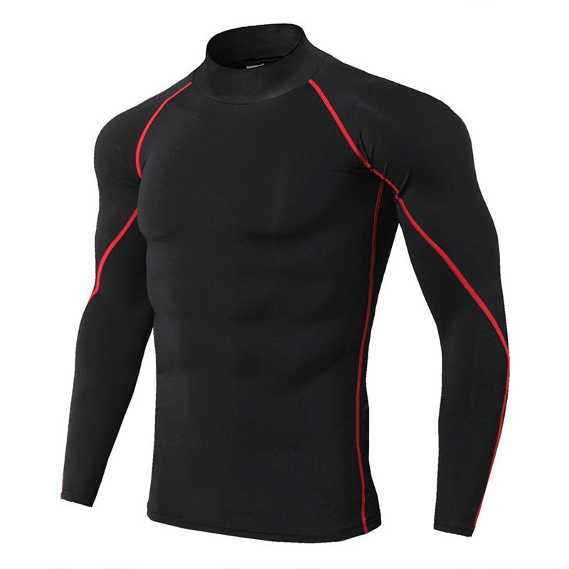 Thermal underwear for men high collar