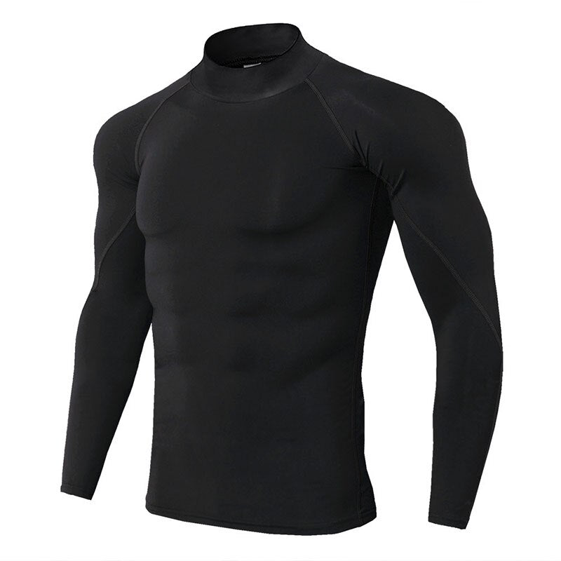 Thermal underwear for men high collar