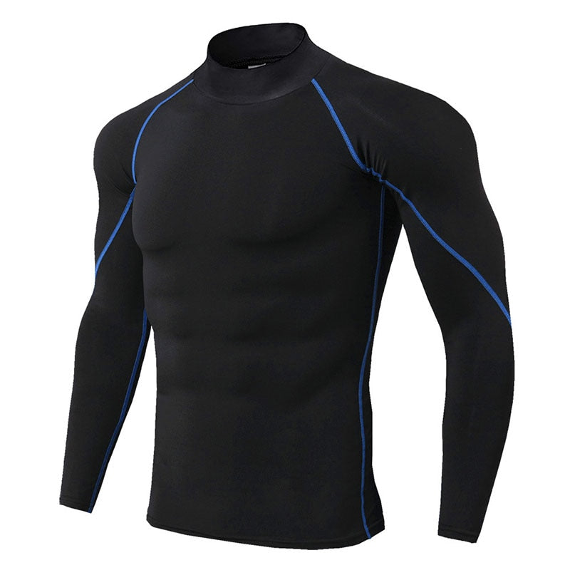 Thermal underwear for men high collar