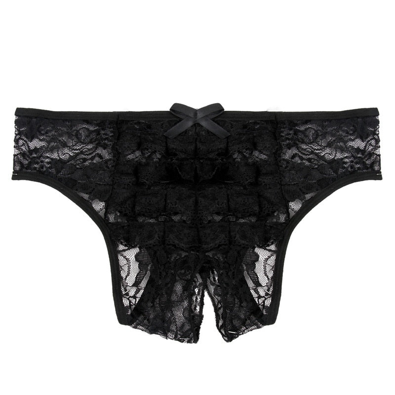 Women Culotte Crotchless Sex Underwear