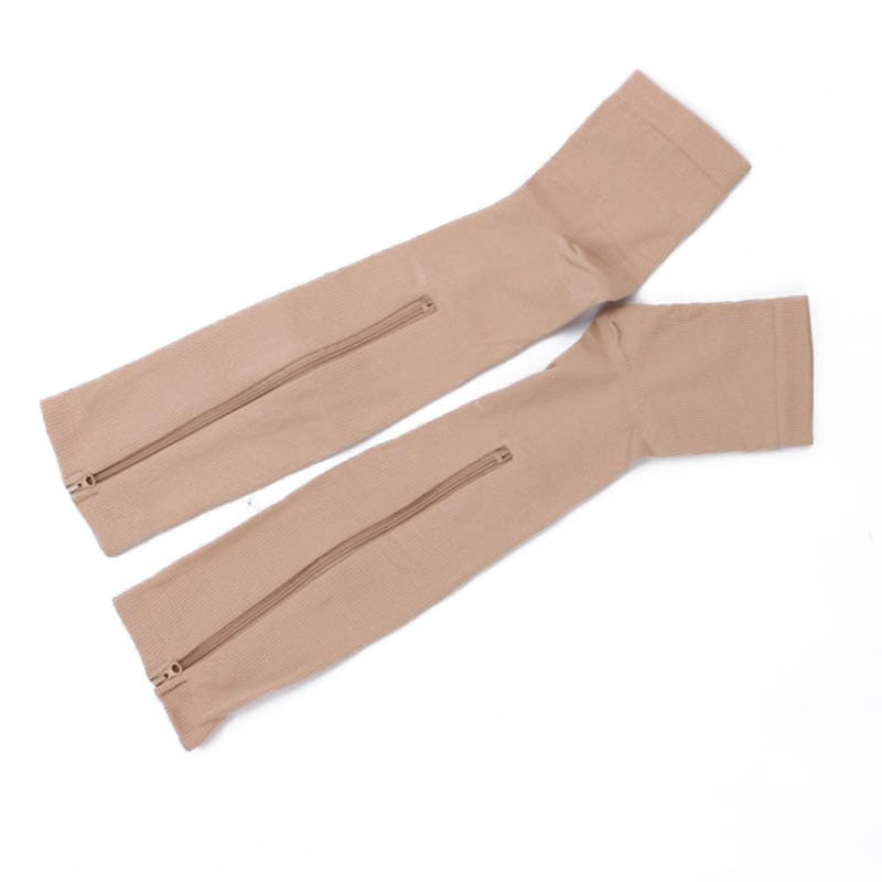 Women Burn Fat Zipper Socks