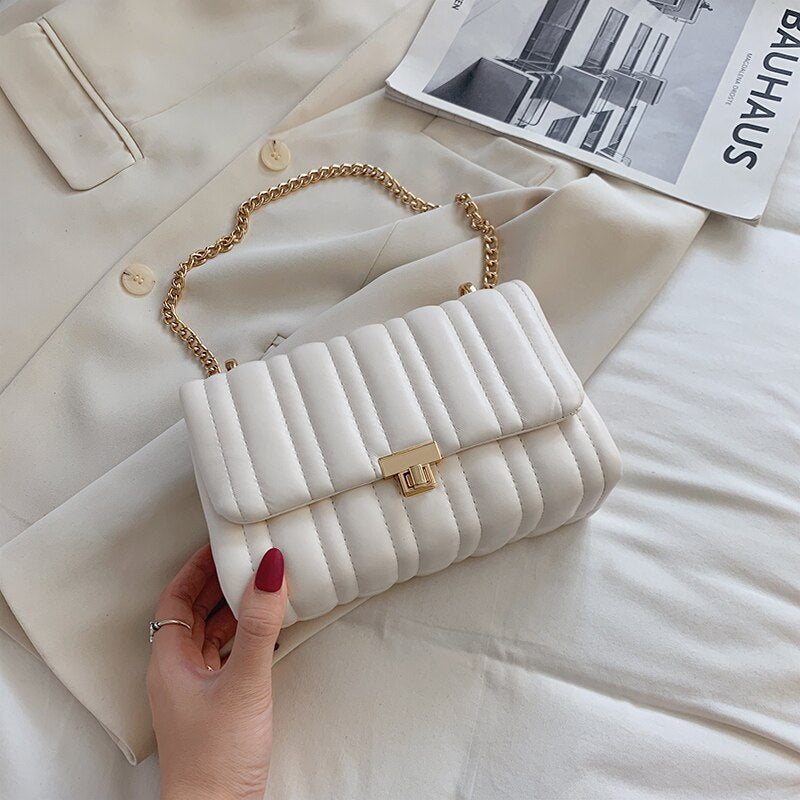 Trending Chain PU Leather Crossbody Bags