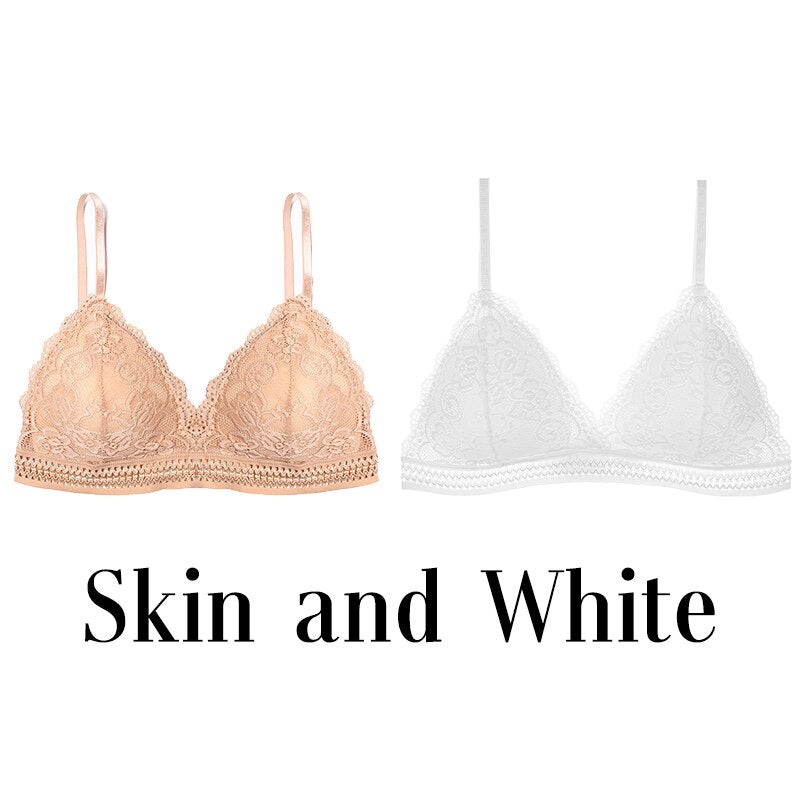 Women French Style Lace Bra