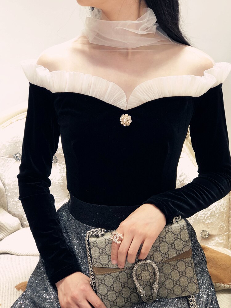 Women Ruffled  Shirt Tops and Blouses