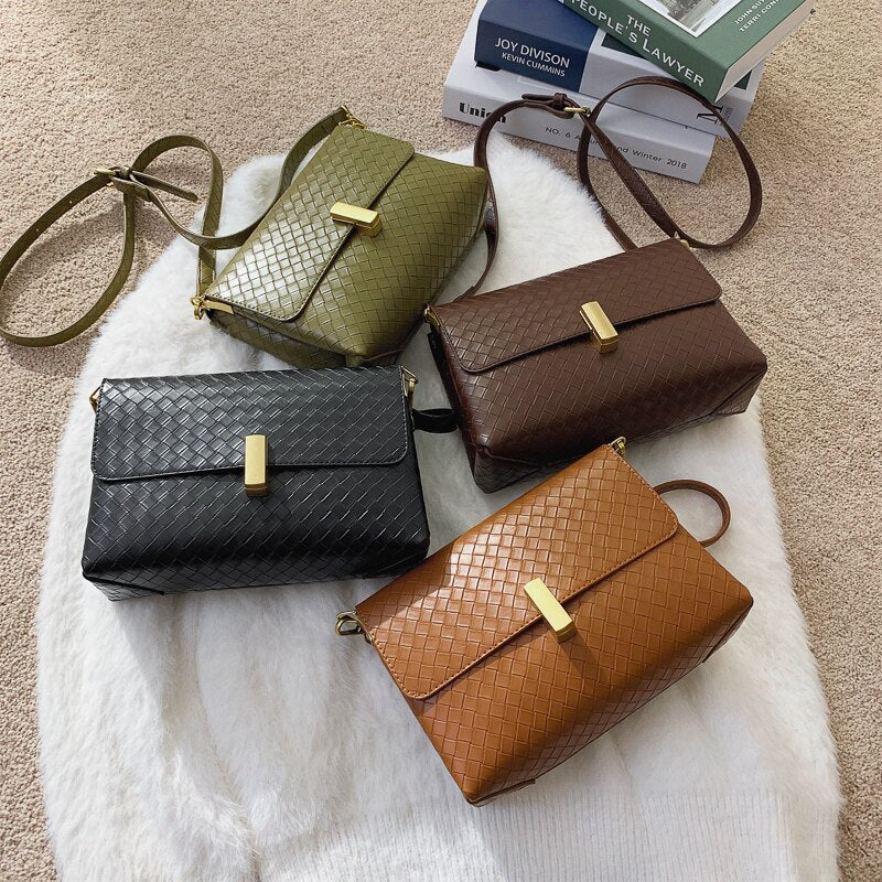 Weave Flap Bags