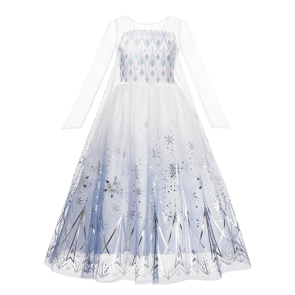 Queen Elsa Princess Dress