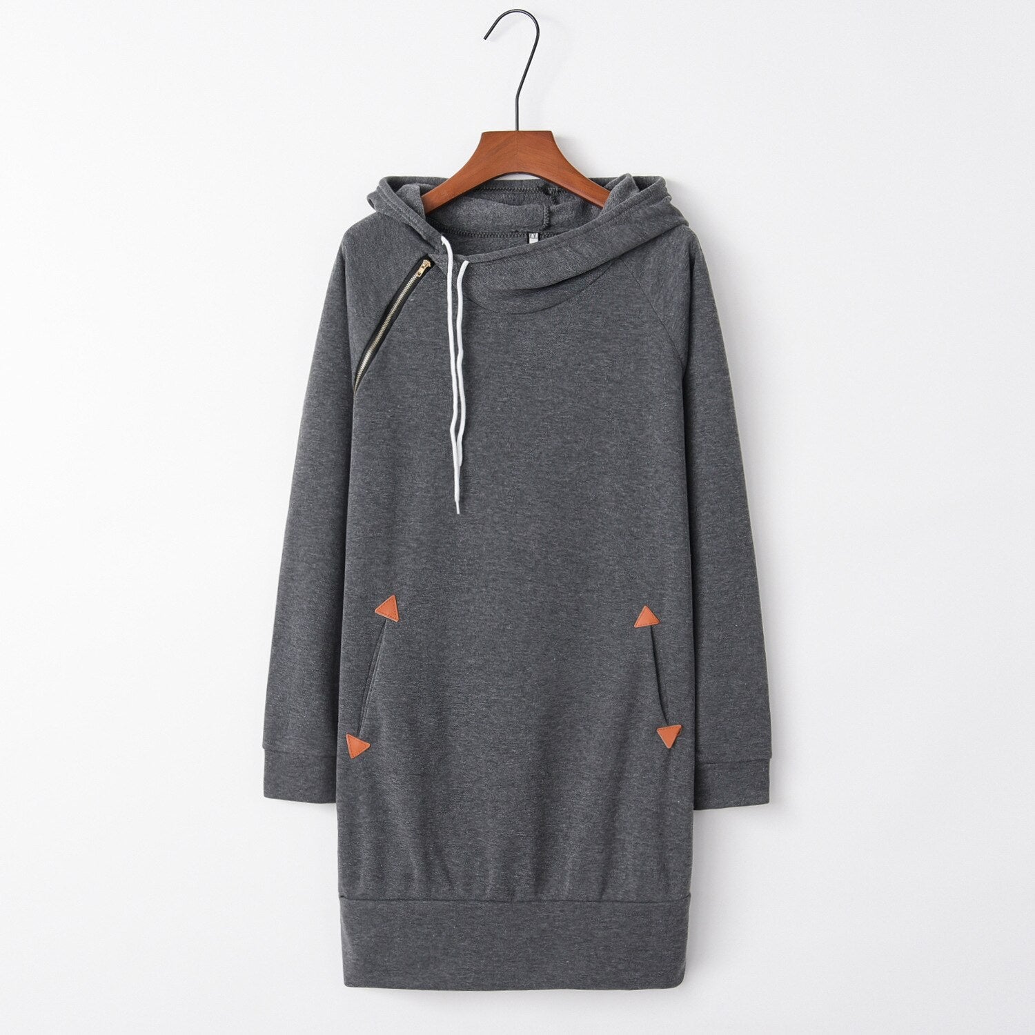 Women's Hoodies Sweatshirts Hooded Zippered