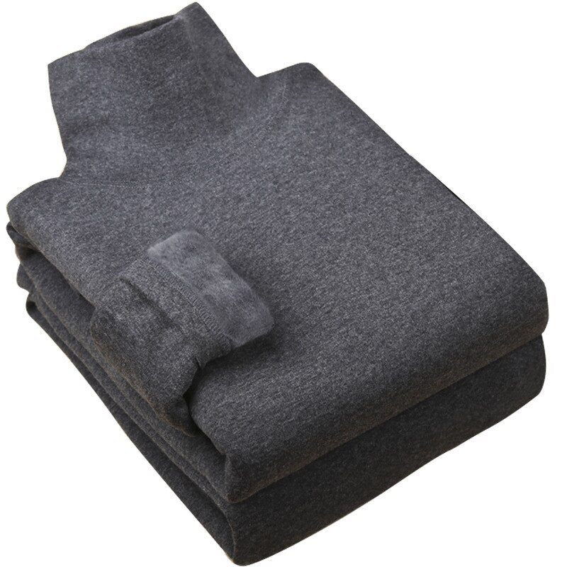 high-neck thermal underwear suit