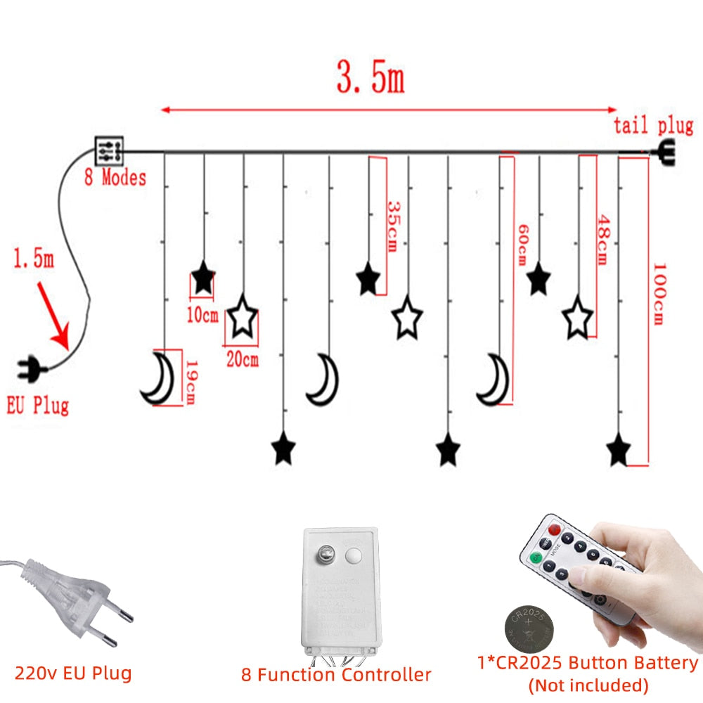 LED Star String Light