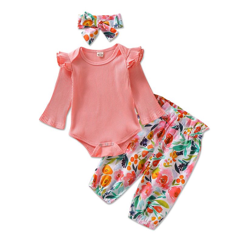 Toddler Infant Newborn Baby Girls Jumpsuit