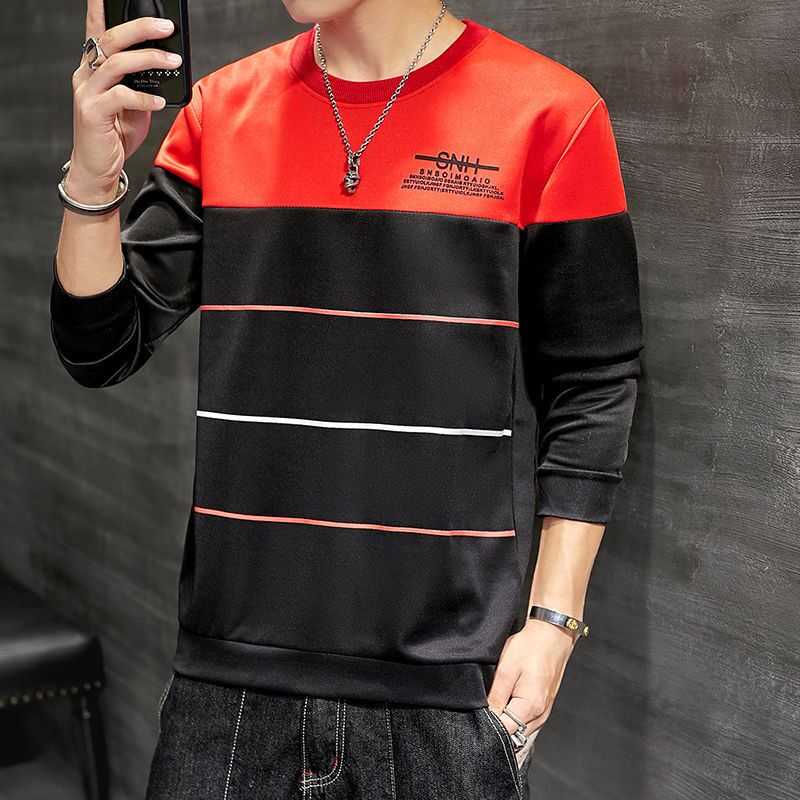 new men t shirt casual long sleeve