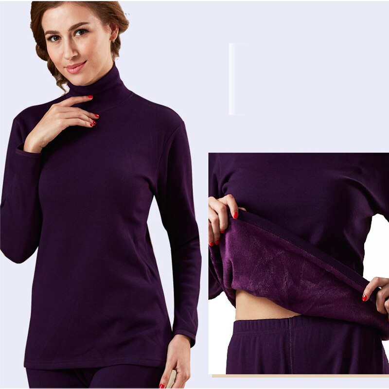 high-neck thermal underwear suit