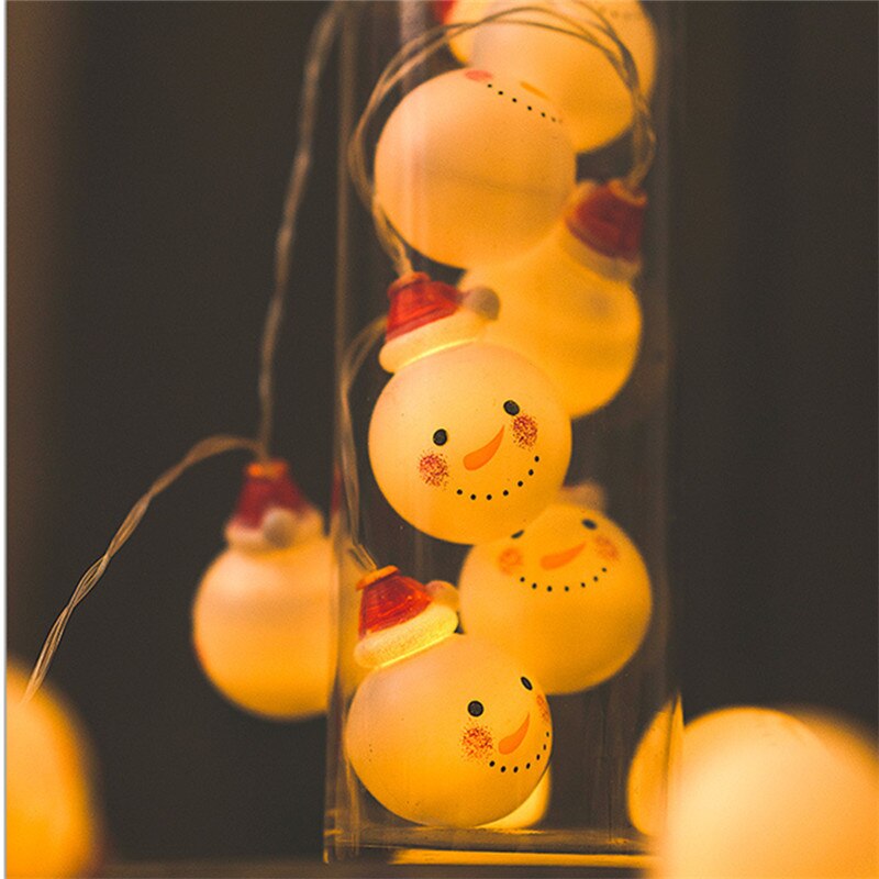 Tree Decorations Unicorn Snowman LED