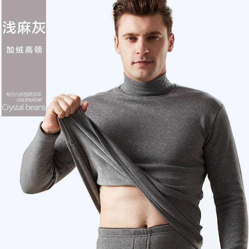 high-neck thermal underwear suit