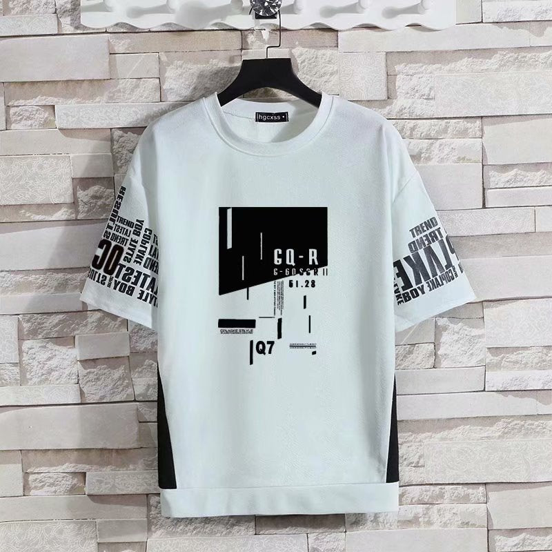 New Men's T-shirt Set Fashion Hip Hop Streetwear