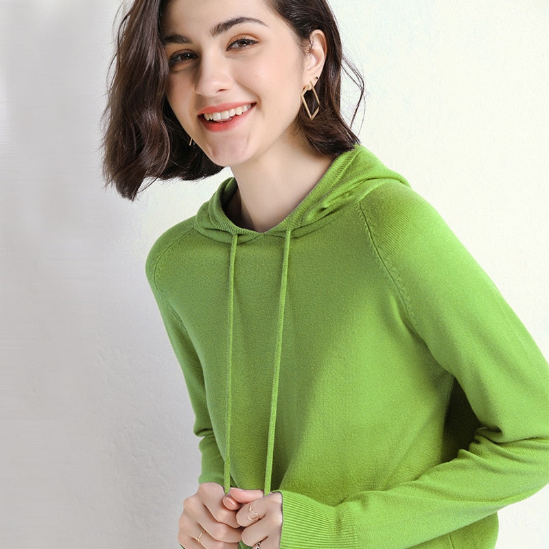 Women's Hoodies Sweatshirts Woollen