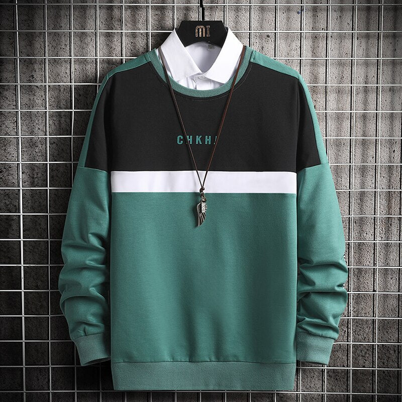Winter Men's Hoodies Print Letter Long sleeve Sweatshirts