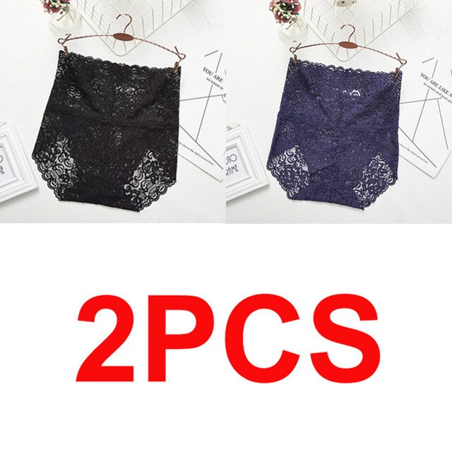 Women High Waist Lace Panties