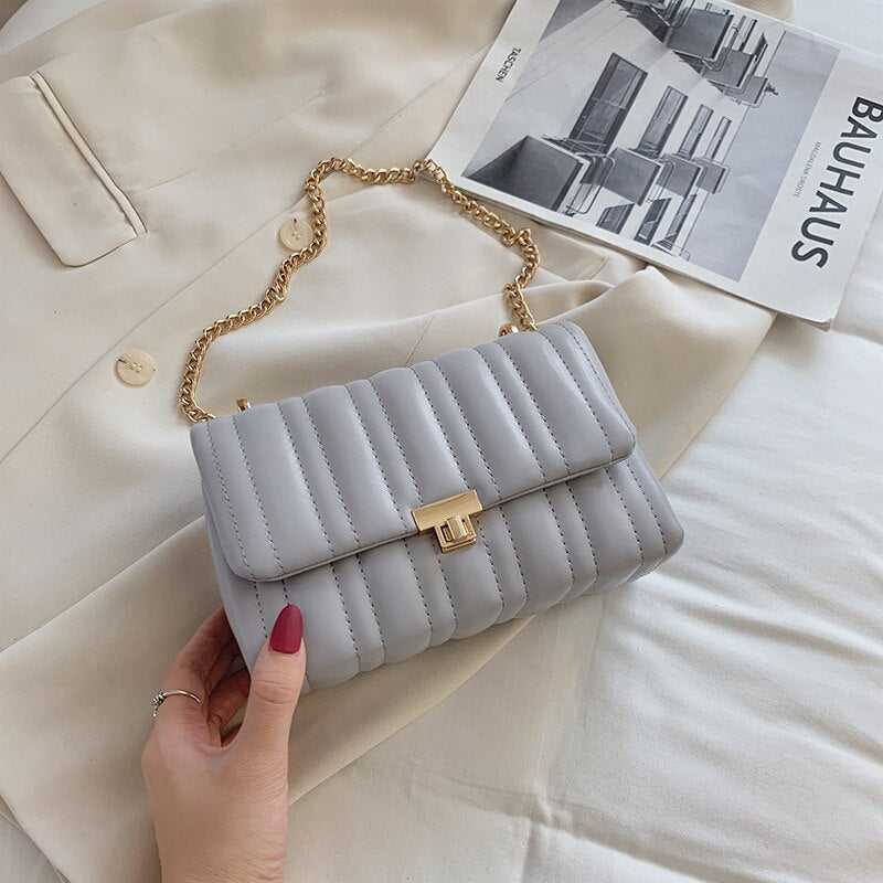Trending Chain PU Leather Crossbody Bags