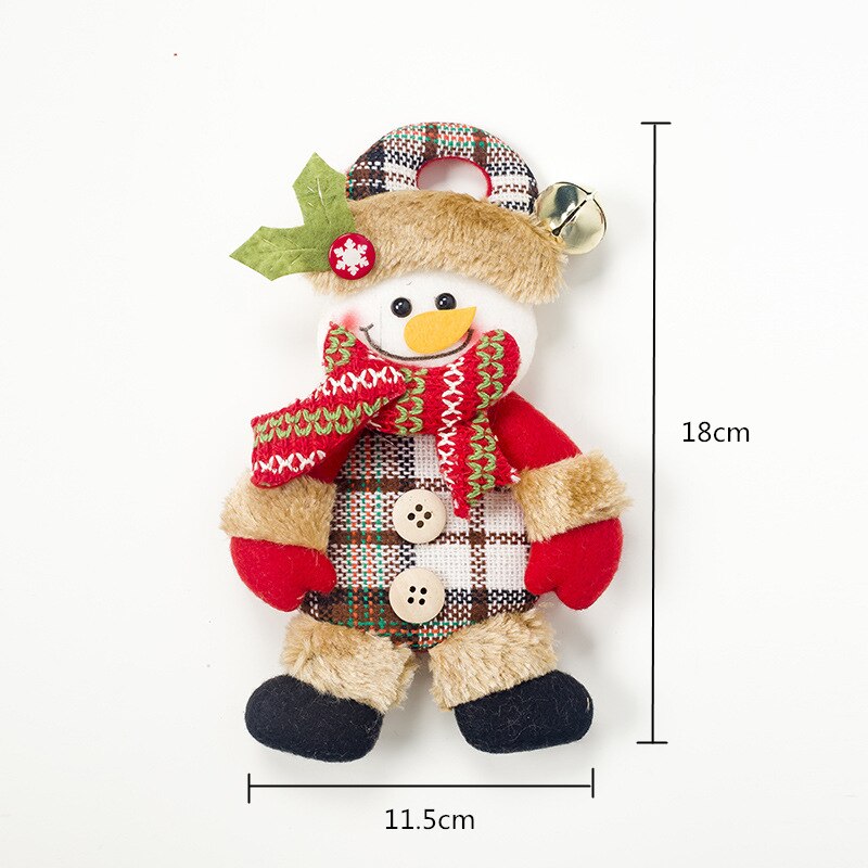 Tree Decorations Santa Claus Creative Cloth Doll