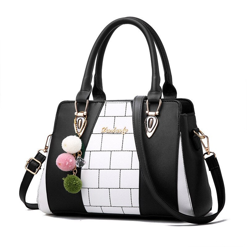 New Crocodile Leather Pattern Handbag